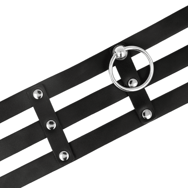 COQUETTE CHIC DESIRE - FETISH STYLE VEGAN LEATHER CHOKER thumb 5