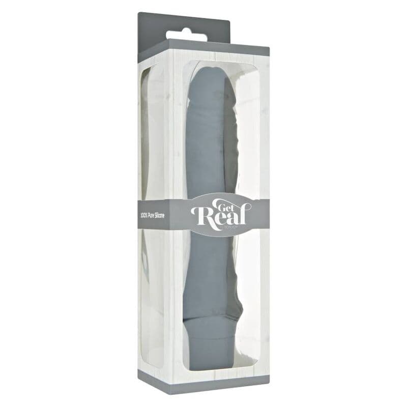 GET REAL - CLASSIC LARGE BLACK VIBRATOR thumb 3