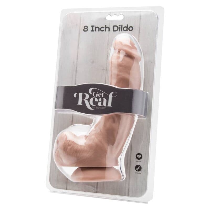 GET REAL - DILDO 20,5 CM WITH BALLS SKIN thumb 2