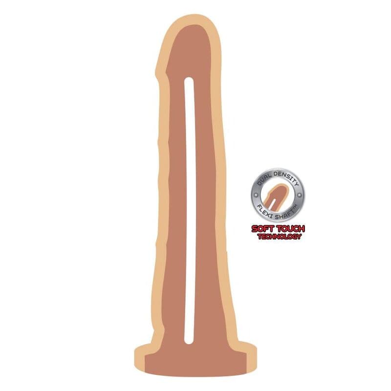 GET REAL - DUAL DENSITY DONG 19 CM SKIN thumb 2