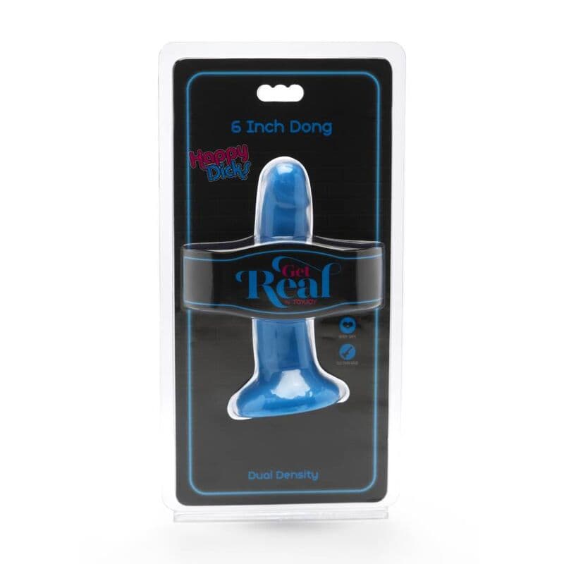GET REAL - HAPPY DICKS DONG 12 CM BLUE thumb 2