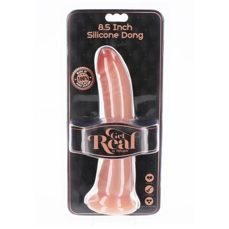 GET REAL - SILICONE DONG 21 CM SKIN thumb 3