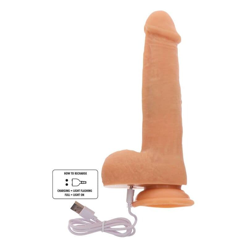GET REAL - ROTATING BEADS VIBRATING DILDO SKIN thumb 3