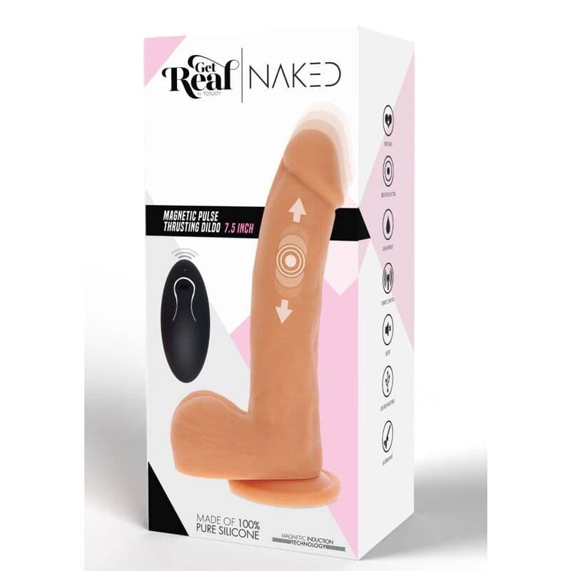 GET REAL - MAGNETIC PULSE TRUSTING DILDO SKIN thumb 6