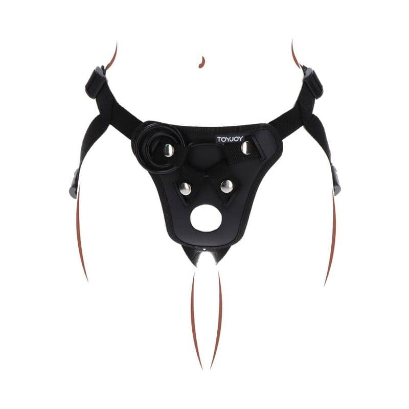 GET REAL - STRAP-ON PLEASURE HARNESS BLACK thumb 4