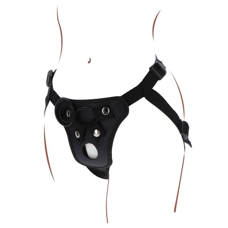 GET REAL - STRAP-ON PLEASURE HARNESS BLACK thumb 5