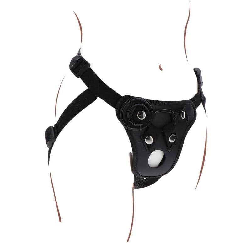 GET REAL - STRAP-ON PLEASURE HARNESS BLACK thumb 6