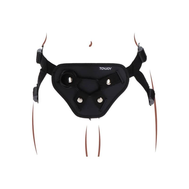 GET REAL - STRAP-ON DELUXE HARNESS BLACK thumb 4
