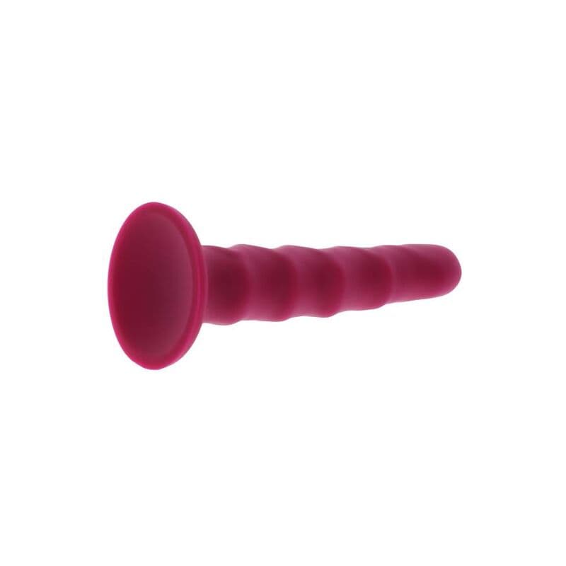 GET REAL - RIBBED DONG 12 CM RED thumb 5