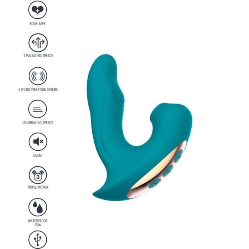 XOCOON - ETERNAL LOVE VIBE STIMULATOR GREEN thumb 2