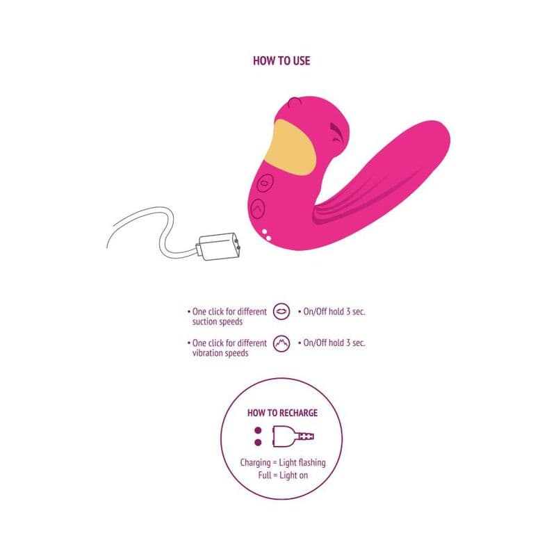 XOCOON - CELESTIAL LOVE VIBE STIMULATOR FUCHSIA thumb 8