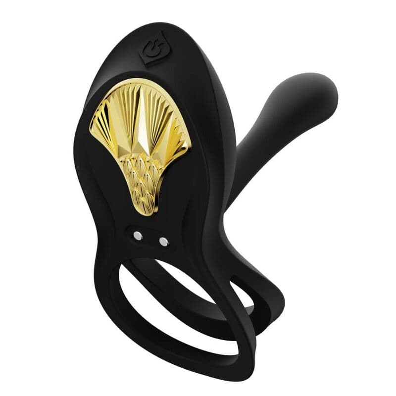 ZALO - BAYEK VIBRATING COUPLES RING BLACK thumb 2