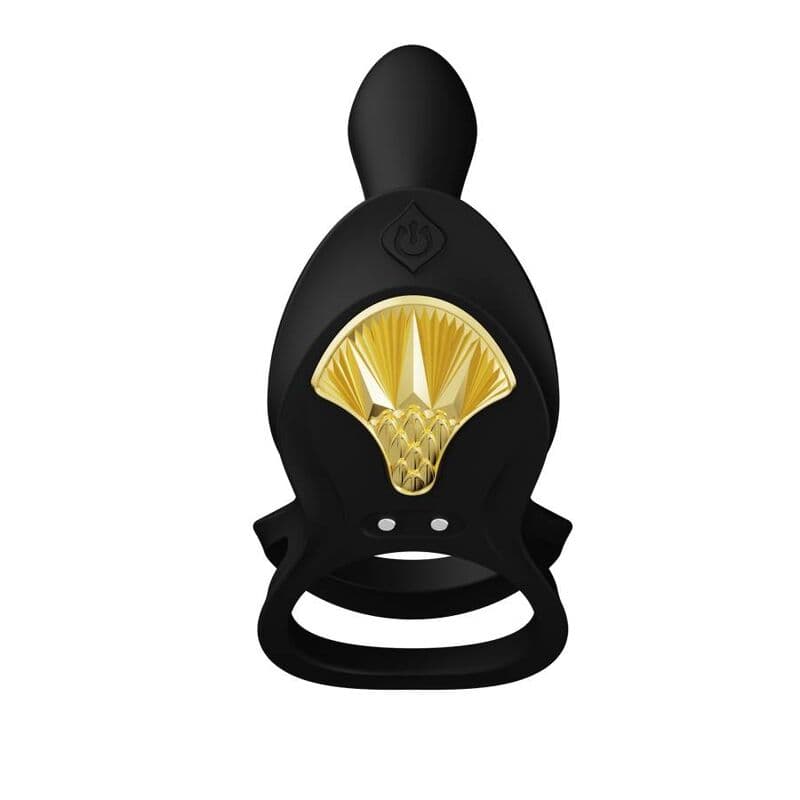 ZALO - BAYEK VIBRATING COUPLES RING BLACK thumb 4