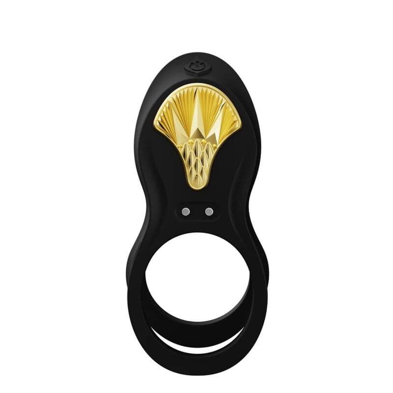 ZALO - BAYEK VIBRATING COUPLES RING BLACK thumb 10