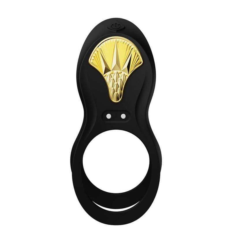 ZALO - BAYEK VIBRATING COUPLES RING BLACK thumb 5