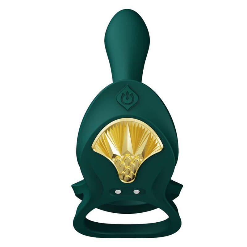 ZALO - BAYEK VIBRATING COUPLES RING GREEN thumb 4