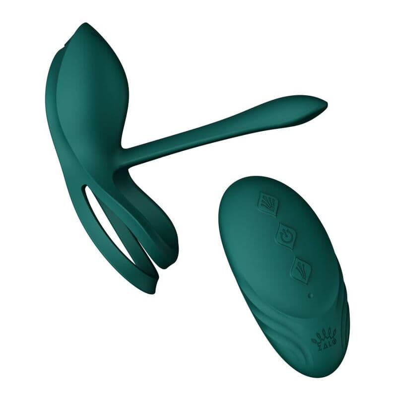 ZALO - BAYEK VIBRATING COUPLES RING GREEN thumb 14