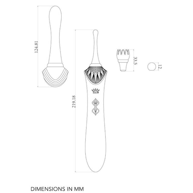 ZALO - BESS 2 CLITORAL MASSAGER BLACK thumb 11