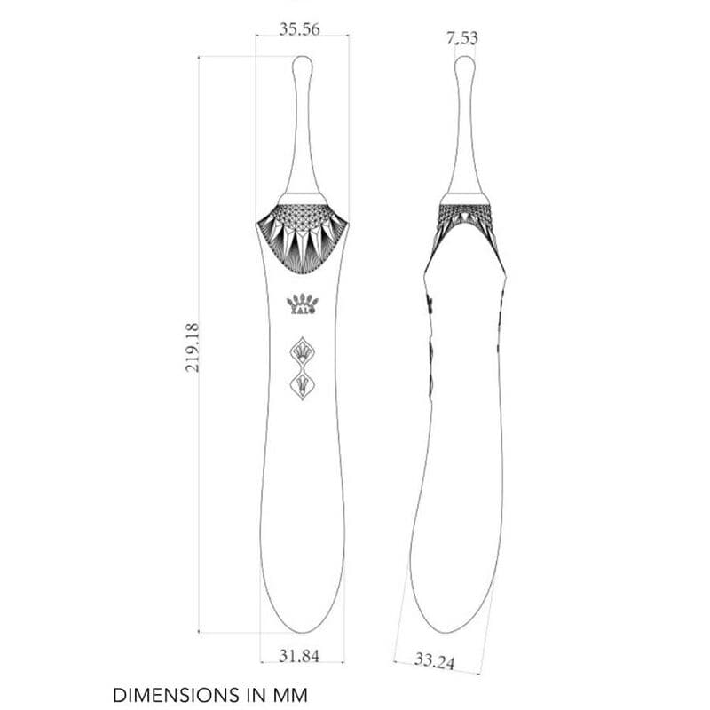 ZALO - BESS 2 CLITORAL MASSAGER BLACK thumb 12