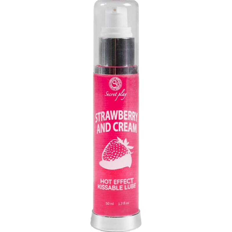SECRETPLAY - LUBRICANT 2-1 HEAT EFFECT STRAWBERRY & CREAM 50 ML thumb 2