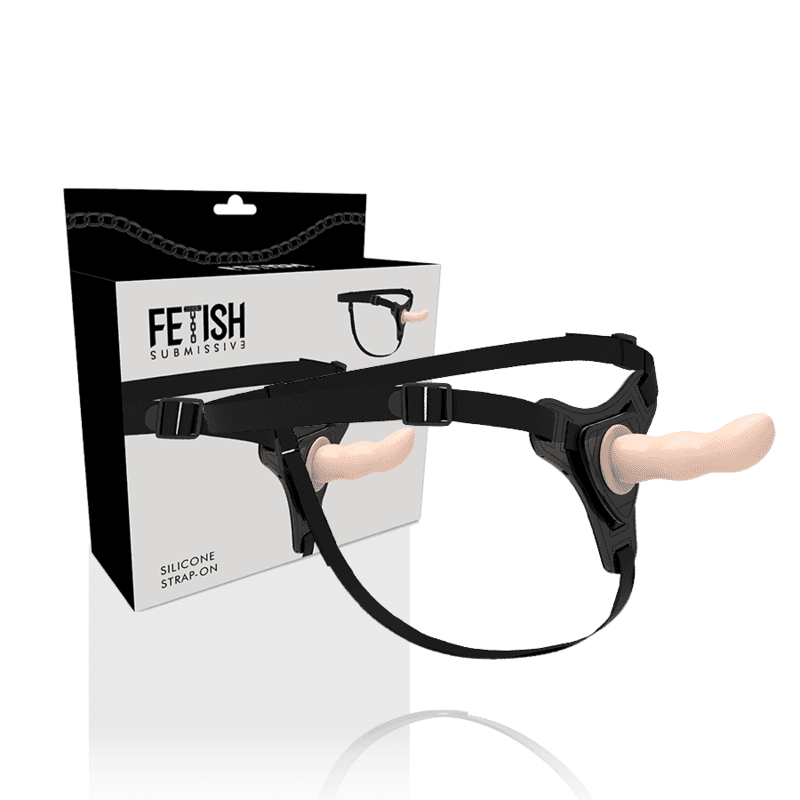 FETISH SUBMISSIVE HARNESS - FLESH SILICONE G-SPOT 12.5 CM thumb 2