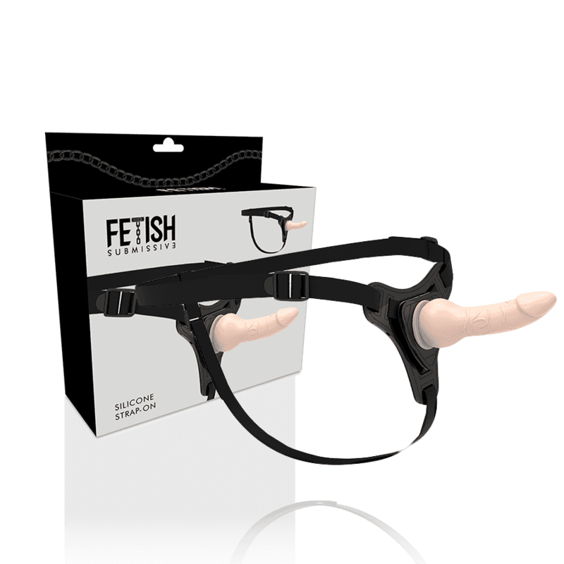 FETISH SUBMISSIVE HARNESS - FLESH REALISTIC SILICONE 16 CM thumb 2