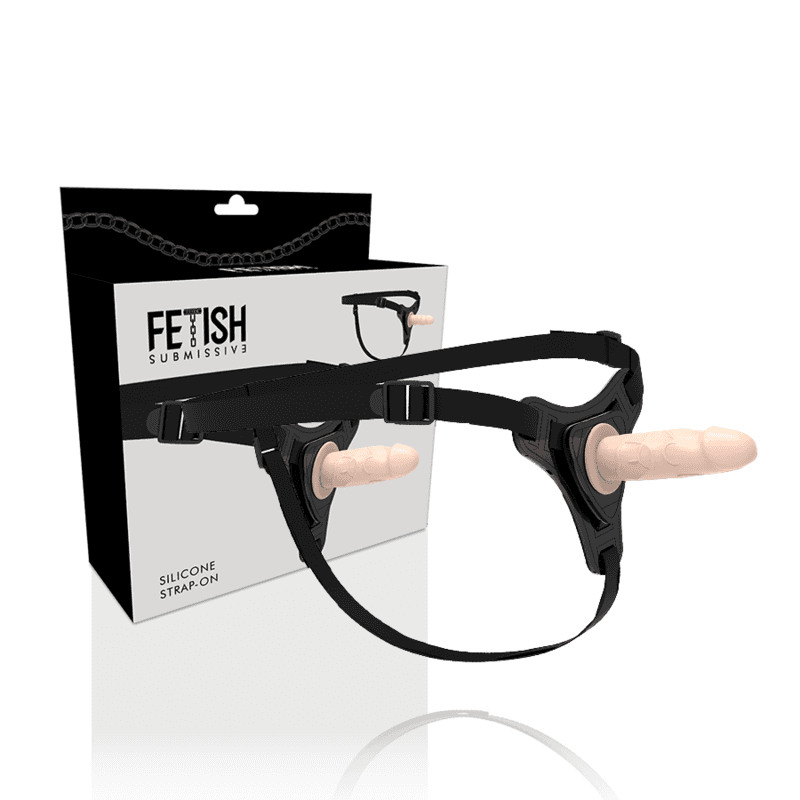 FETISH SUBMISSIVE HARNESS - FLESH REALISTIC SILICONE 12.5 CM thumb 2