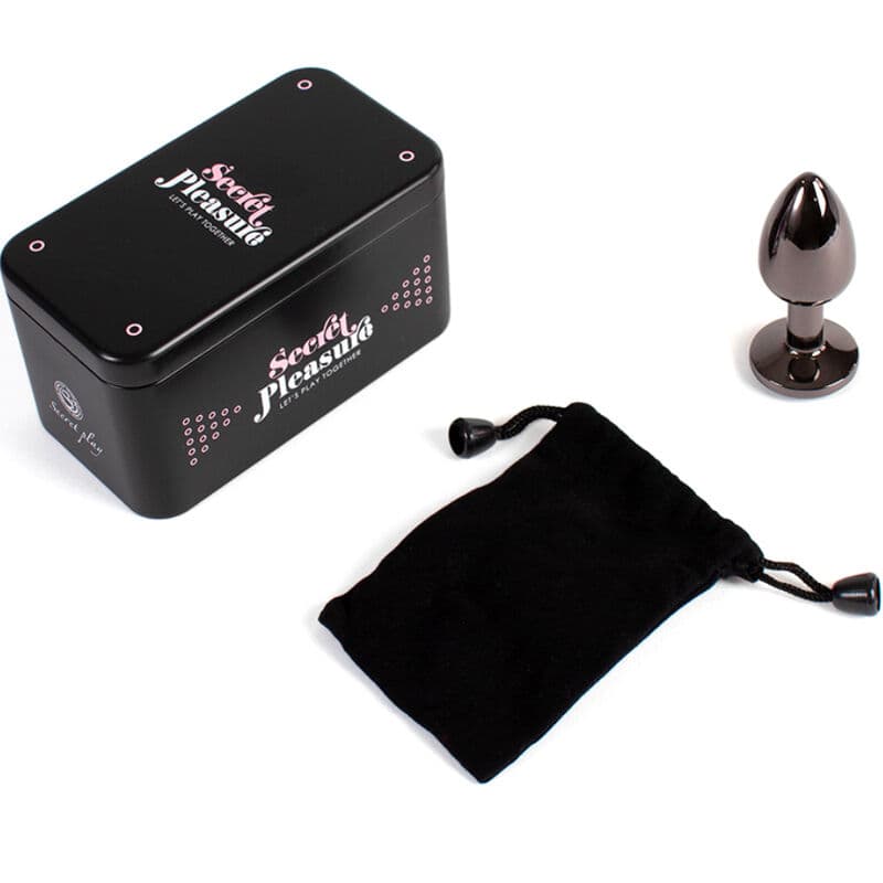 SECRETPLAY - GUNMETAL BUTT PLUG SMALL SIZE 7 CM thumb 4