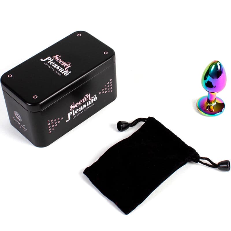 SECRETPLAY - METAL BUTT PLUG RAINBOW SMALL SIZE 7 CM thumb 4