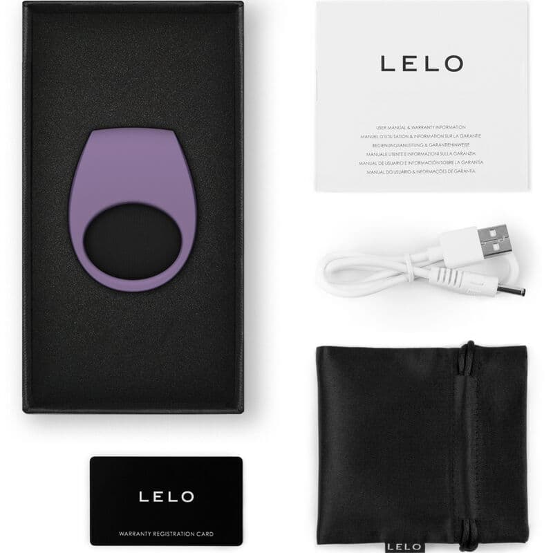 LELO - TOR 3 VIOLET VIBRATOR RING thumb 3