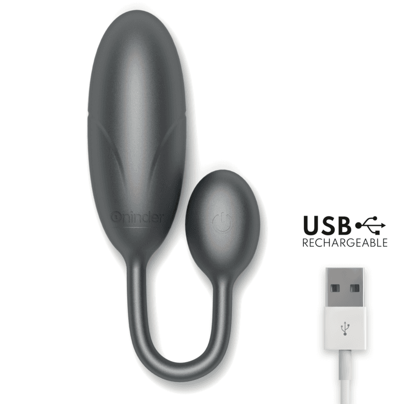 ONINDER - DENVER VIBRATING EGG BLACK 7 X 2.7 CM FREE APP thumb 5