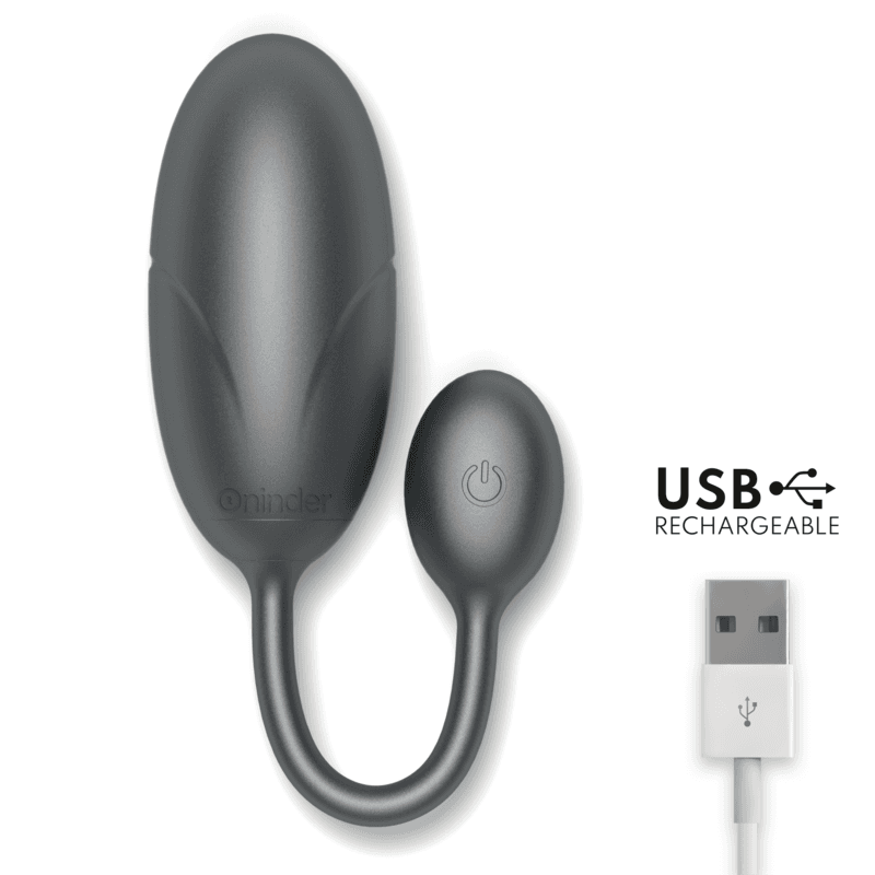 ONINDER - TOKYO VIBRATING EGG BLACK 7.5 X 3.2 CM FREE APP thumb 5
