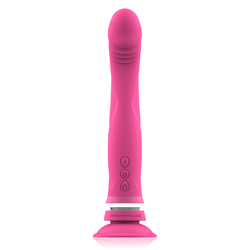 INTENSE - MICHELANGELO PINK SILICONE VIBRATOR DILDO thumb 3