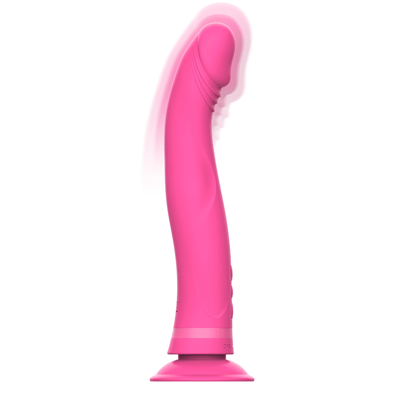 INTENSE - MICHELANGELO PINK SILICONE VIBRATOR DILDO thumb 2