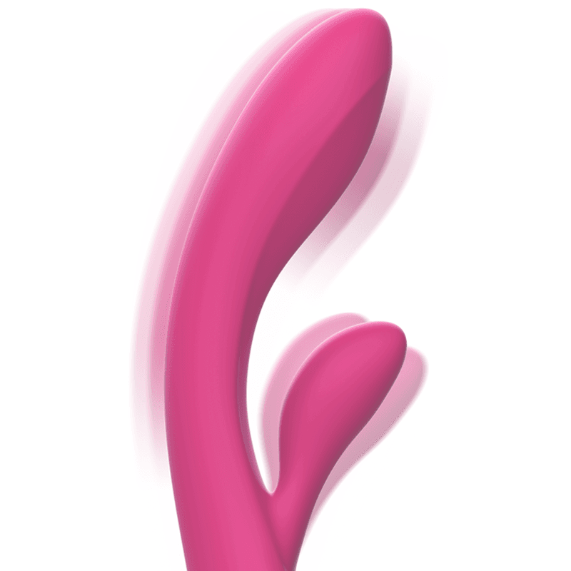 INTENSE - LUIGI RABBIT VIBRATOR PINK LIQUID SILICONE thumb 3