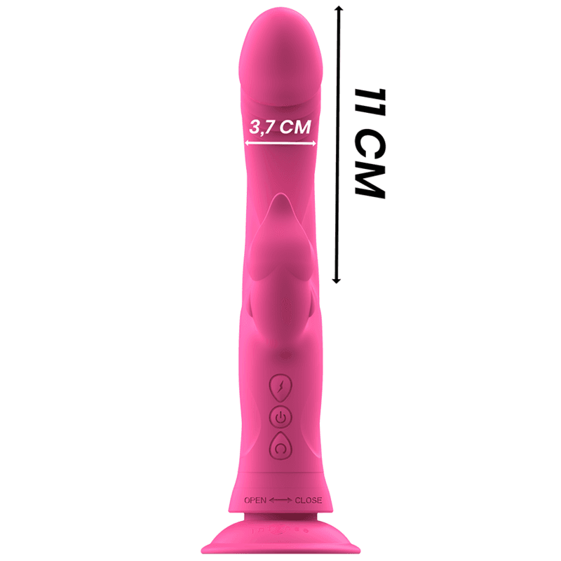 INTENSE - JULIO RABBIT VIBRATOR PINK SILICONE thumb 6