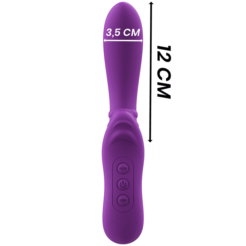 INTENSE - HARRY FLEXIBLE VIBRATOR WITH PURPLE TONGUE thumb 3