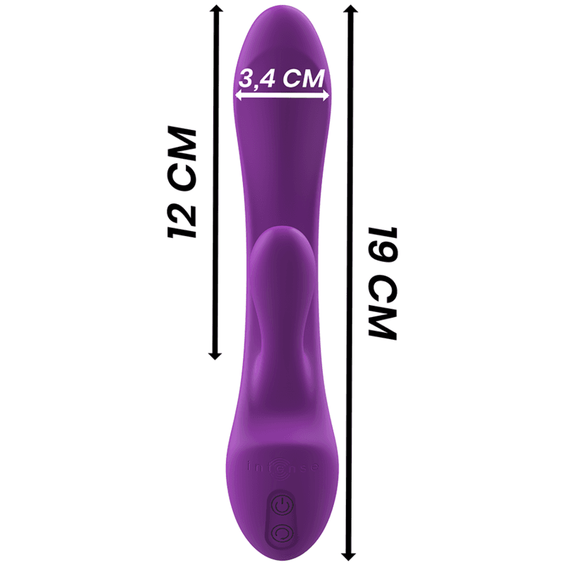 INTENSE - LUIGI RABBIT VIBRATOR LIQUID SILICONE PURPLE thumb 6