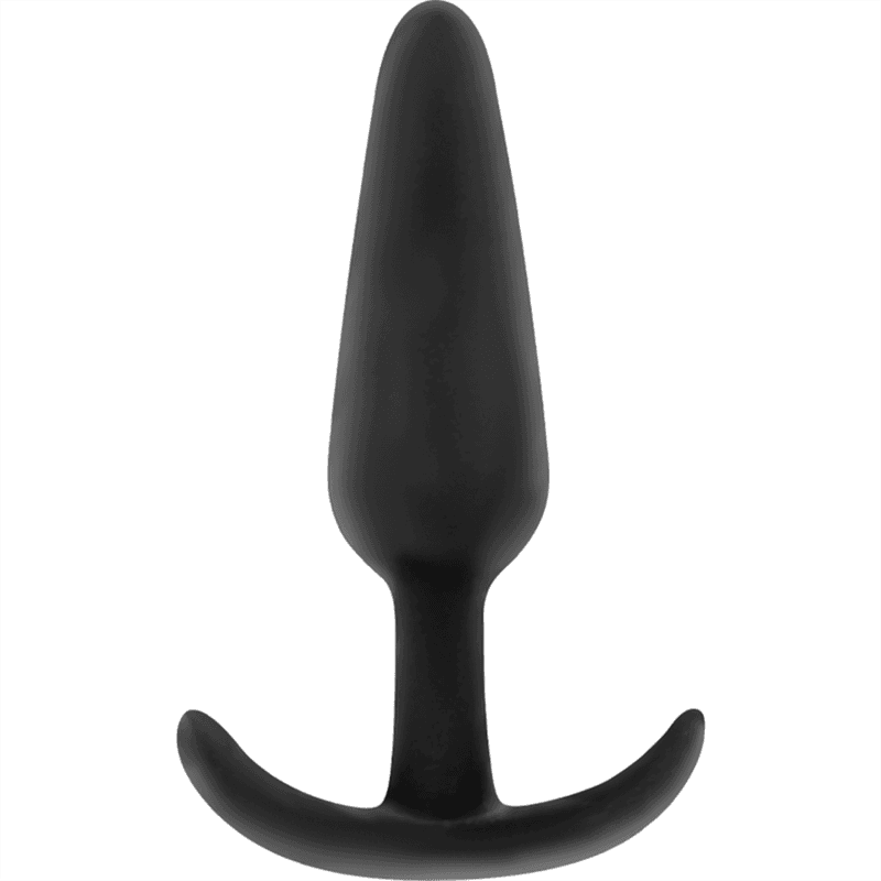 BLACK&SILVER - KAEL SILICONE ANAL PLUG WITH MEDIUM HANDLE thumb 4