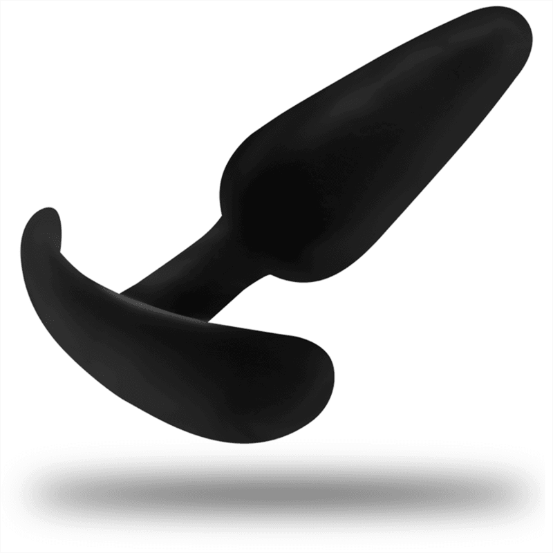 BLACK&SILVER - KAEL SILICONE ANAL PLUG WITH MEDIUM HANDLE thumb 2
