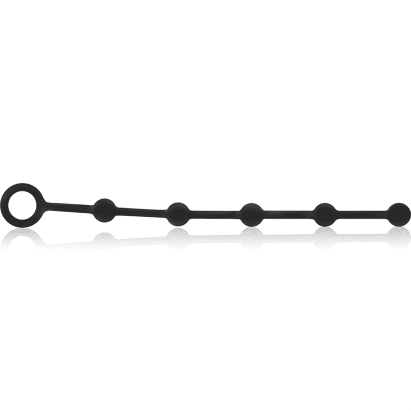 BLACK&SILVER - KORG ANAL ROSARY SILICONE INITIATION 21 CM thumb 3
