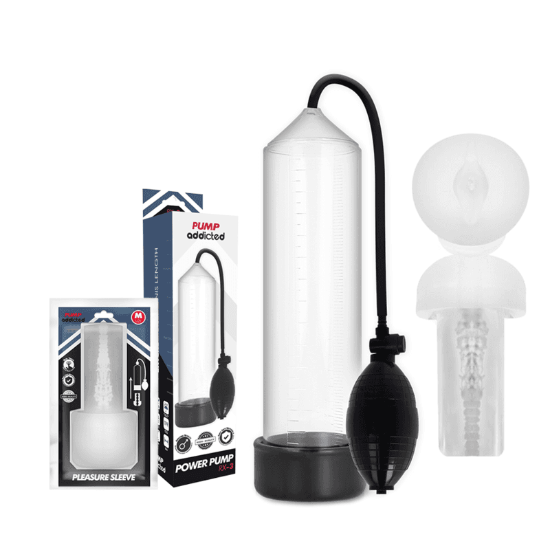 PUMP ADDICTED - RX3 TRANSPARENT WITH PLEASURE SLEEVE thumb 2