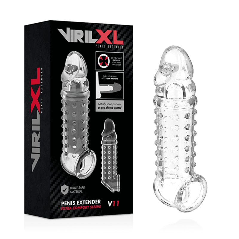 VIRILXL - PENIS EXTENSION AND SHEATH V11 TRANSPARENT thumb 2