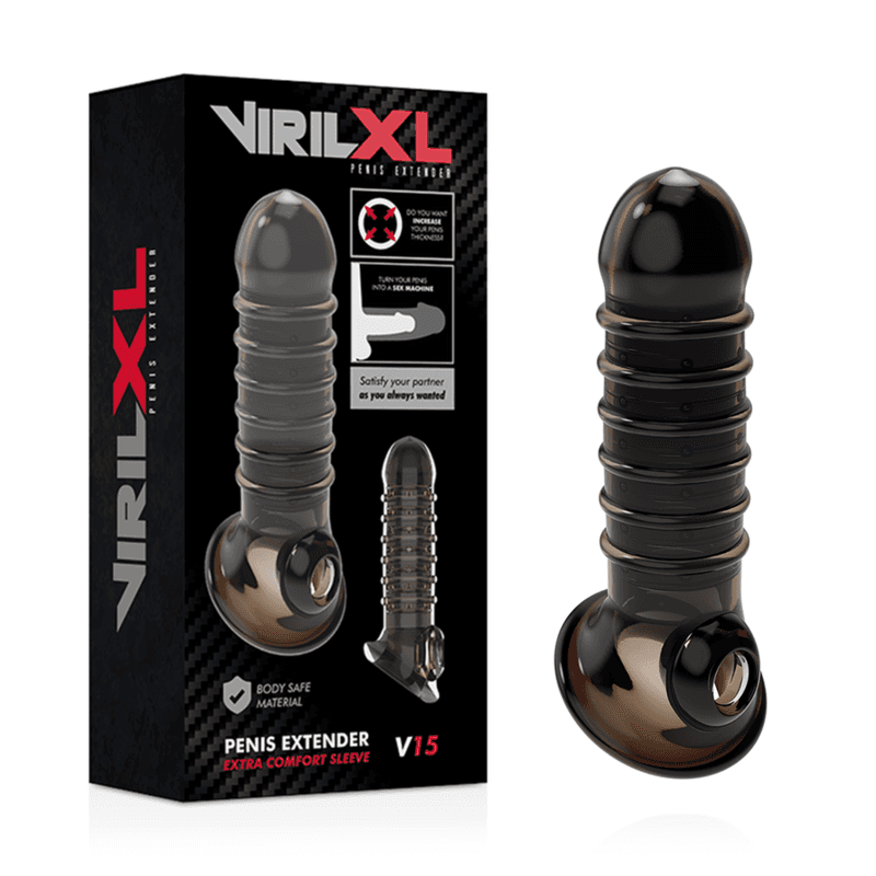 VIRILXL - PENIS EXTENSION AND SHEATH V15 BLACK thumb 2