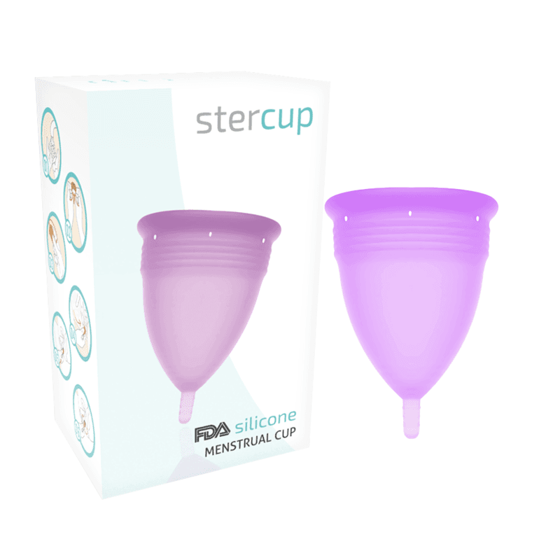 STERCUP - FDA SILICONE MENSTRUAL CUP VIOLET - SIZE S