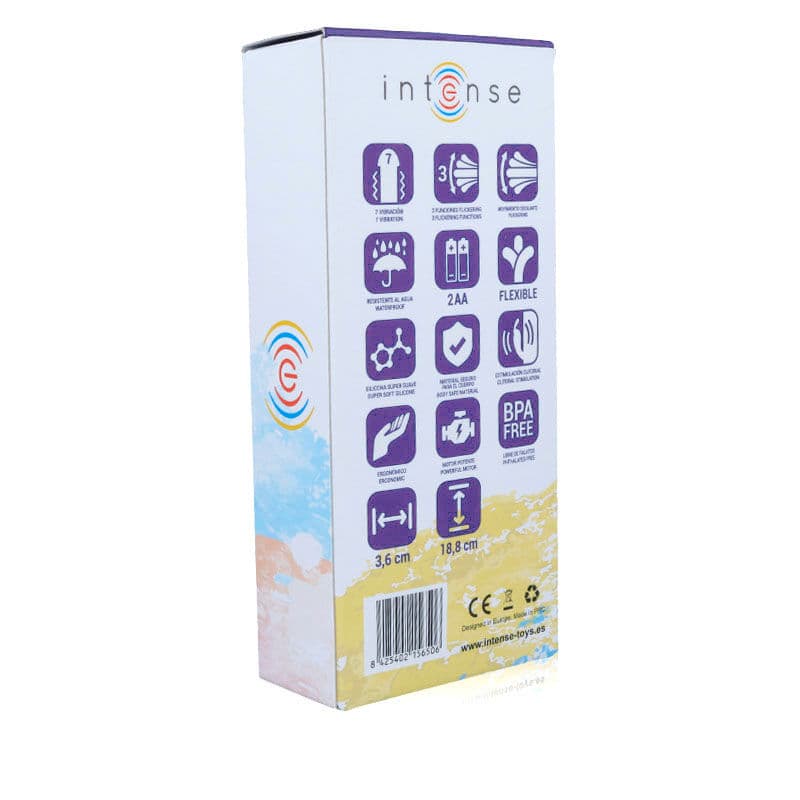 INTENSE - SUSY SILICONE RABBIT LILAC OSCILLATING VIBRATOR thumb 7