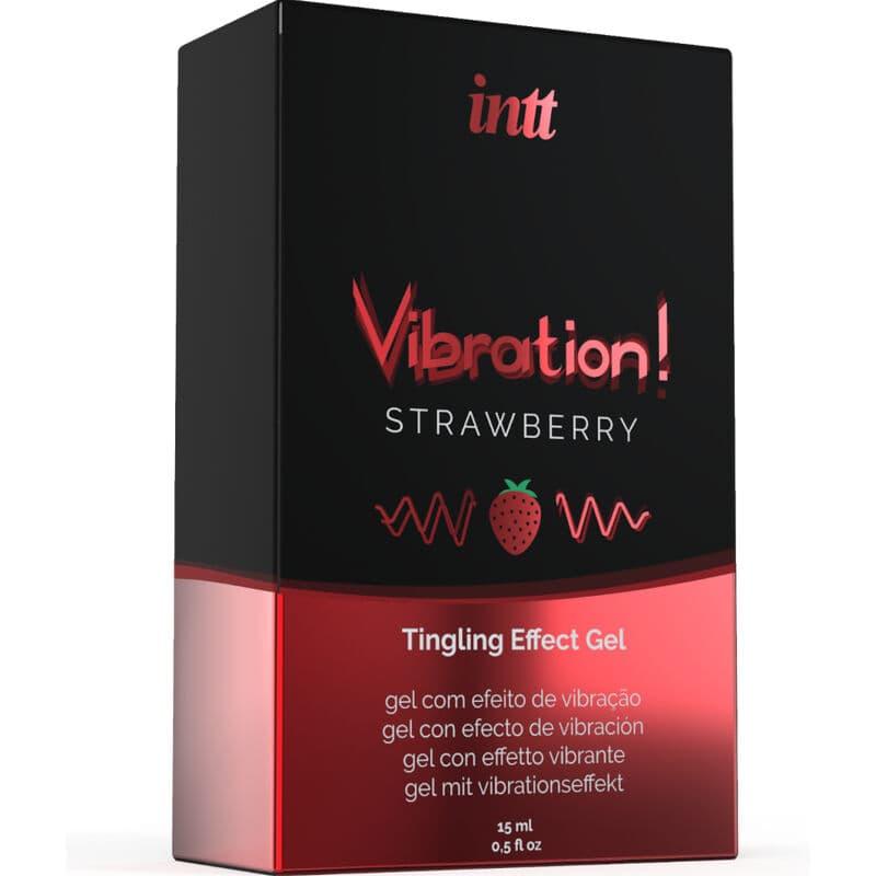 INTT - POWERFUL INTIMATE STIMULANT LIQUID VIBRATING GEL STRAWBERRY 15 ML thumb 3