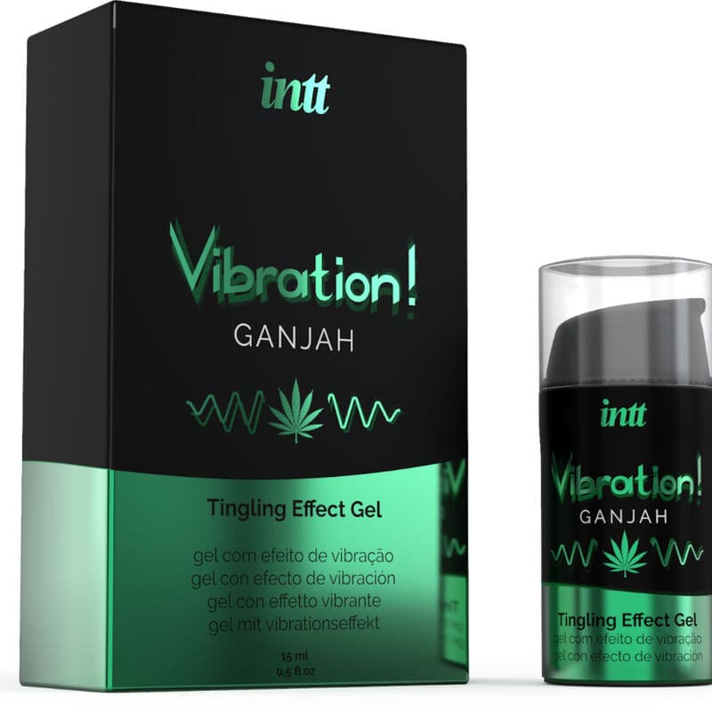 INTT - POWERFUL INTIMATE STIMULANT LIQUID VIBRATING GEL CANNABIS 15ML thumb 2