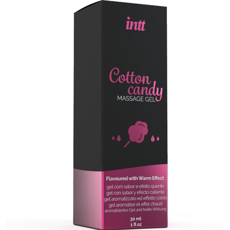 INTT MASSAGE & ORAL SEX - MASSAGE GEL WITH COTTON CANDY FLAVOR AND HEATING EFFECT thumb 3