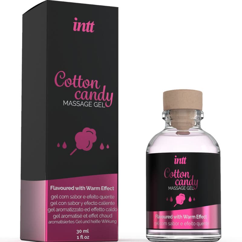 INTT MASSAGE & ORAL SEX - MASSAGE GEL WITH COTTON CANDY FLAVOR AND HEATING EFFECT thumb 2